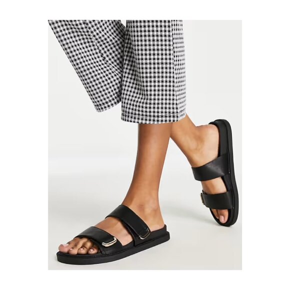 London Fog Black Slides - Picture 2 of 6